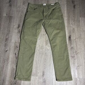 Flint And Tinder 365 5-Pocket Pant Mens 36x31 Slim Fit Light Olive Green Stretch